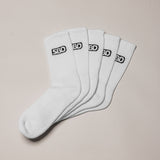 CLASSIC CREW SOCKS 5-PACK - White