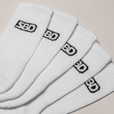 CLASSIC CREW SOCKS 5-PACK - White