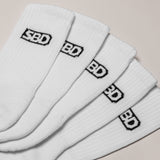 CLASSIC CREW SOCKS 5-PACK - White
