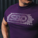 ASPIRE BRAND T-SHIRT PURPLE