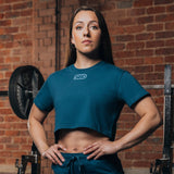 REFLECT CROP TOP TEAL