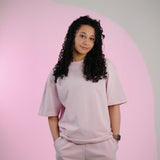 NOVA OVERSIZED T-SHIRT -  PASTEL PINK