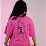 NOVA  OVERSIZED T-SHIRT - GLOW PINK