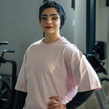 NOVA OVERSIZED T-SHIRT -  PASTEL PINK
