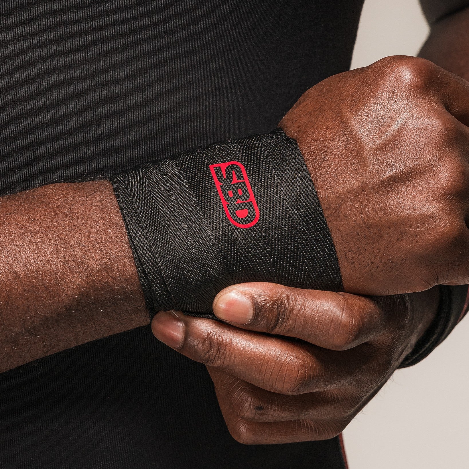 SBD Fabric Weightlifting Wrist Wraps - 1