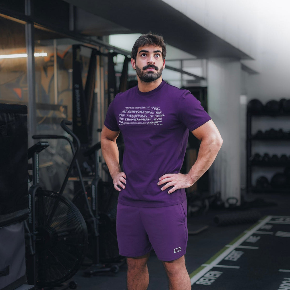 ASPIRE BRAND T-SHIRT PURPLE